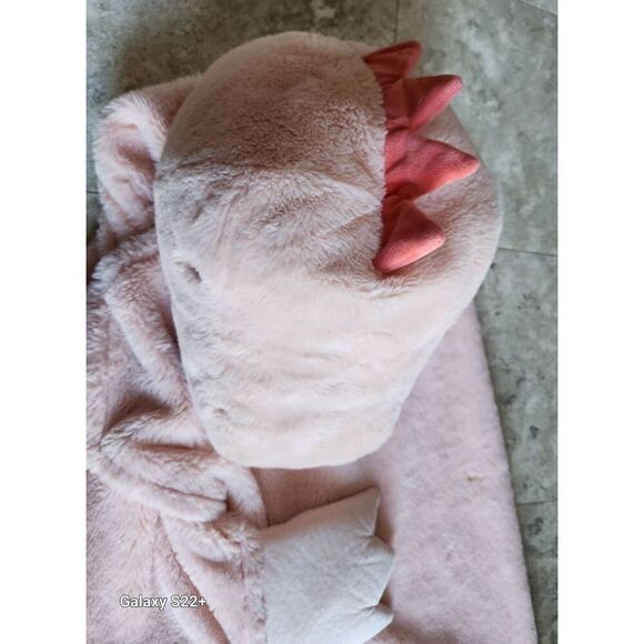 So cute! Dinosaur hooded plush blanket wrap for kids. Super soft. Pillowfort - Picture 4 of 14